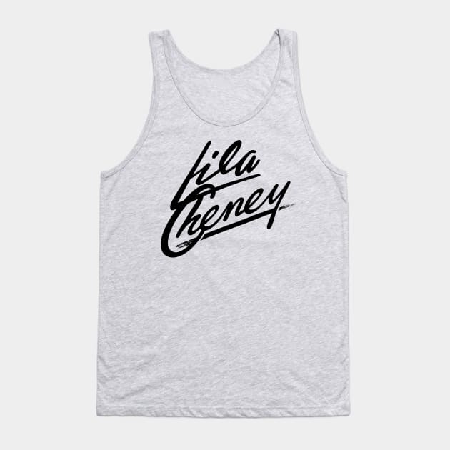 Lila Cheney — Black Tank Top by Jonas Madden-Connor